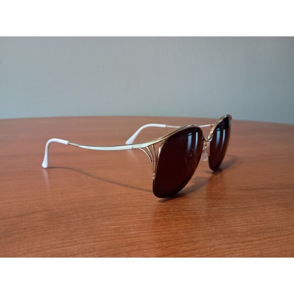 Sebastian Eyeglasses Frames Only 420 130 57-17 Gold Half Rim Womens - Picture 1 of 8